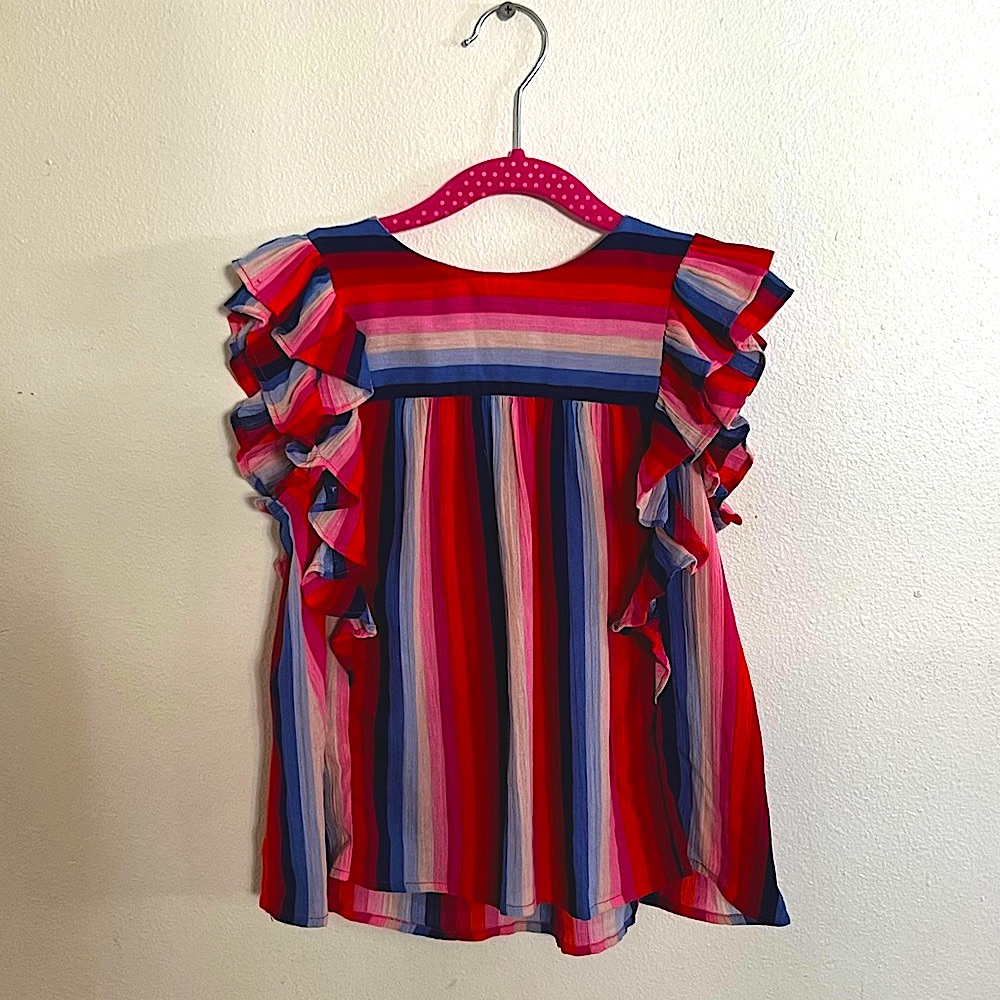 Crewcuts Multicolor Striped Girls Top